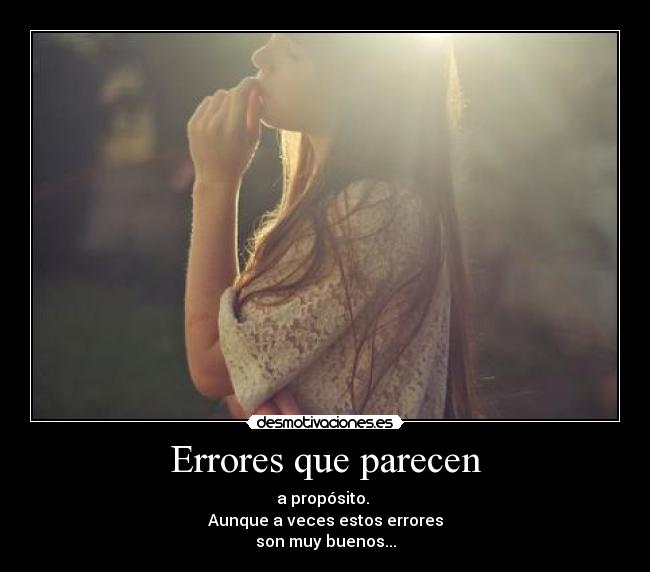 Errores que parecen -