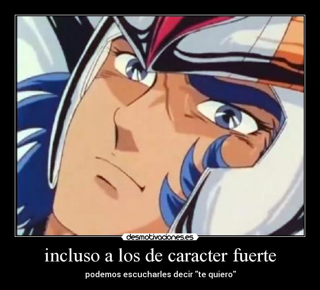 carteles caracter saint seiya anime ikki desmotivaciones