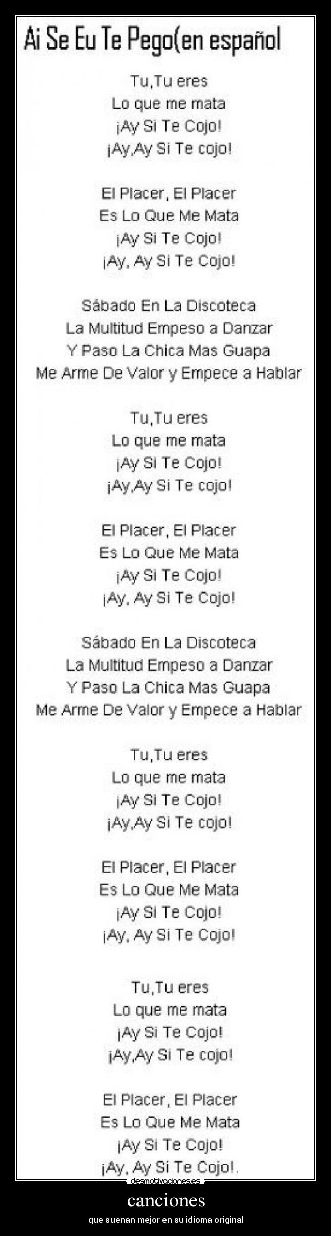 canciones - que suenan mejor en su idioma original