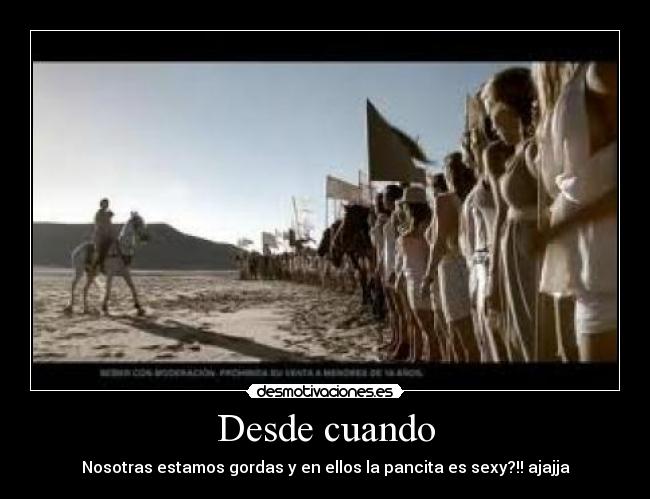 Desde cuando - Nosotras estamos gordas y en ellos la pancita es sexy?!! ajajja