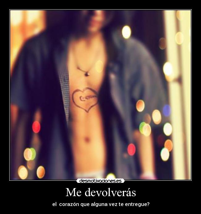 Me devolverás - 