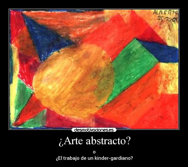 ¿Arte abstracto? - 