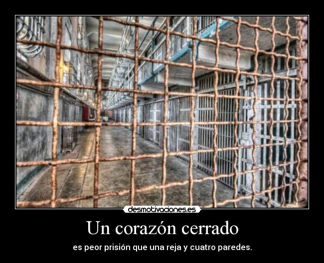 Un corazón cerrado -