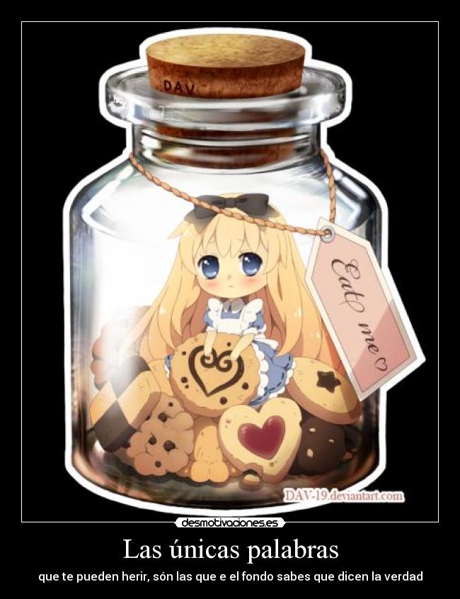 Las únicas palabras -