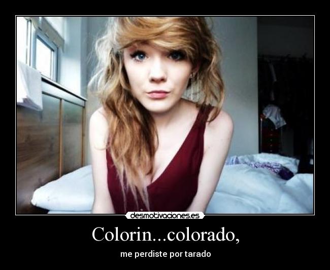 Colorin...colorado, - 
