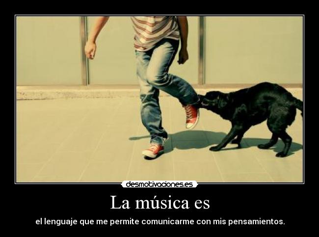 La música es -