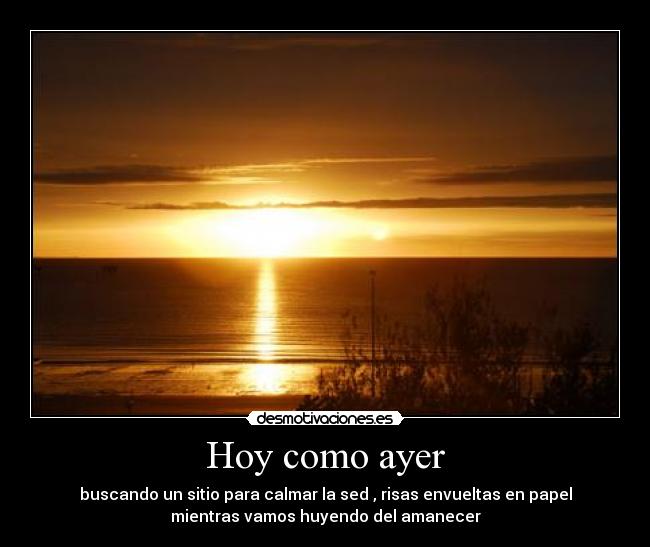 Hoy como ayer - 