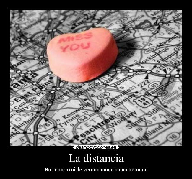 La distancia -