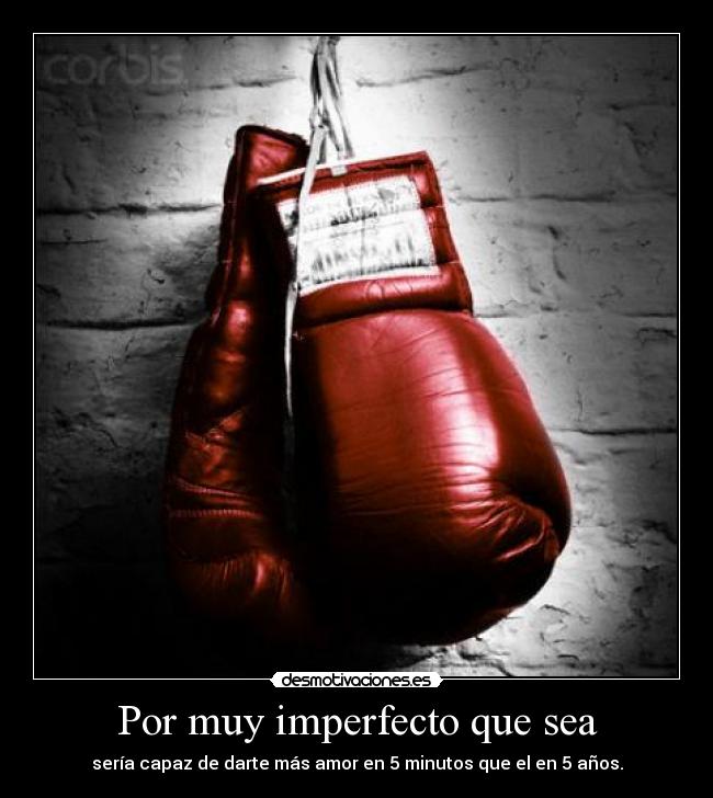Por muy imperfecto que sea -