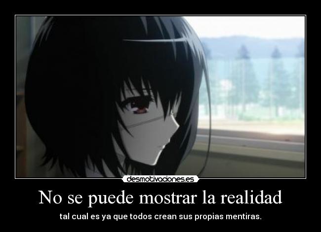 carteles another misaki mei desmotivaciones