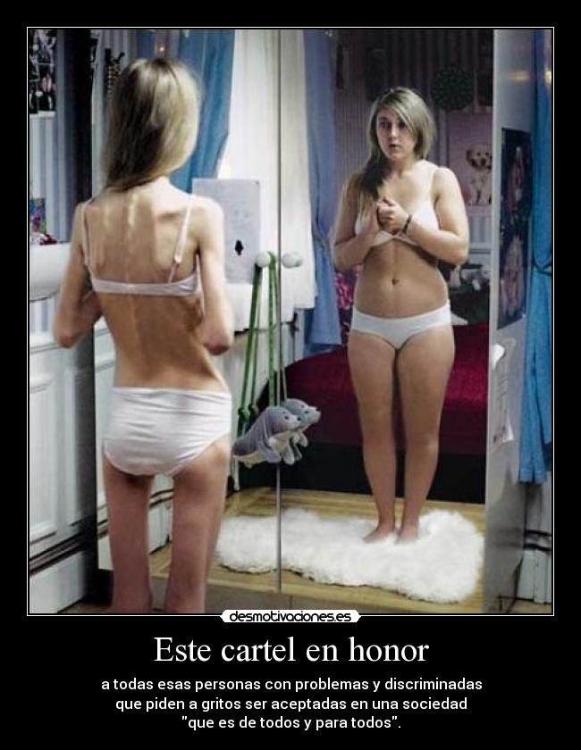 Este cartel en honor -