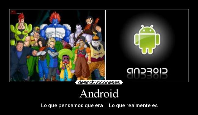 carteles androides desmotivaciones