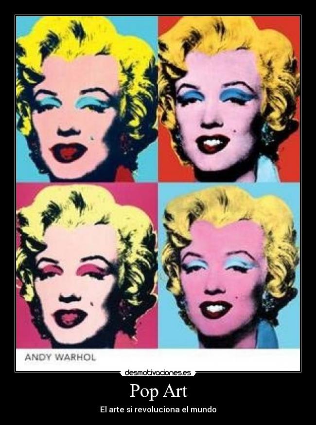 carteles pop art desmotivaciones