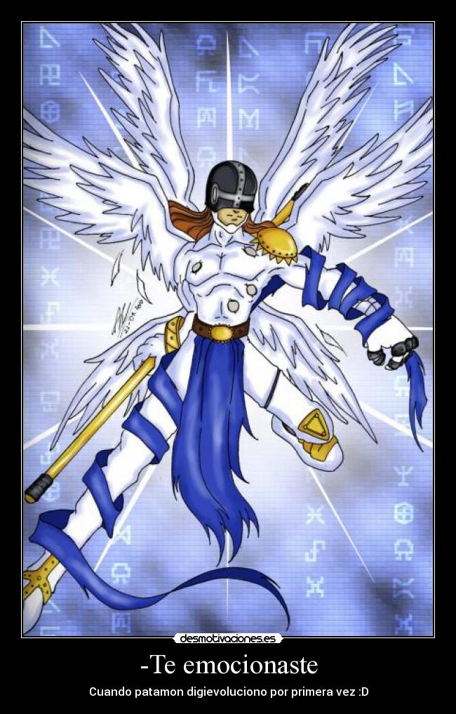 -Te emocionaste - Cuando patamon digievoluciono por primera vez :D