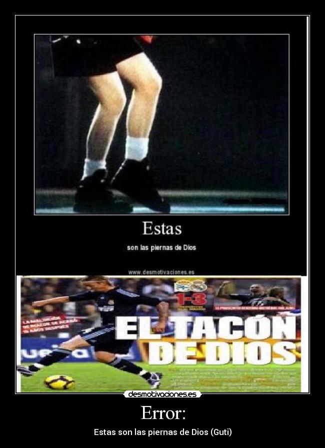 carteles guti realmadrid madridistas error desmotivaciones