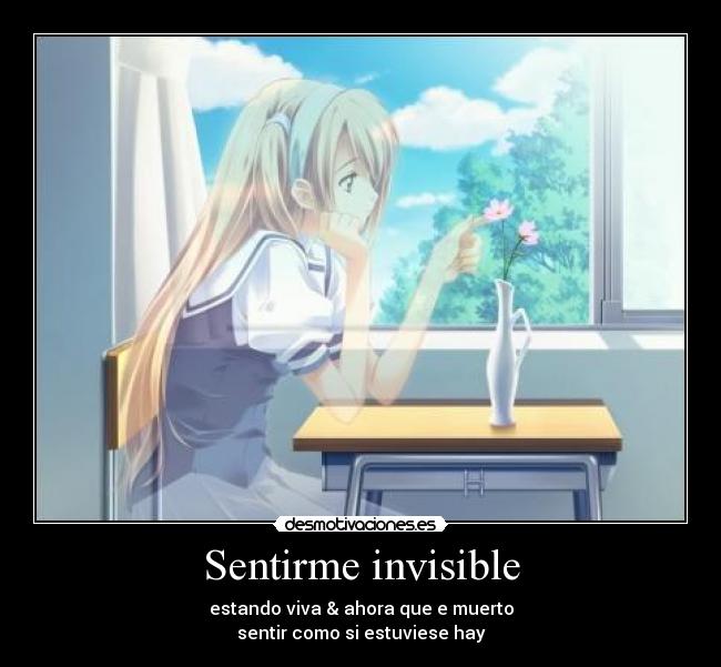Sentirme invisible - 