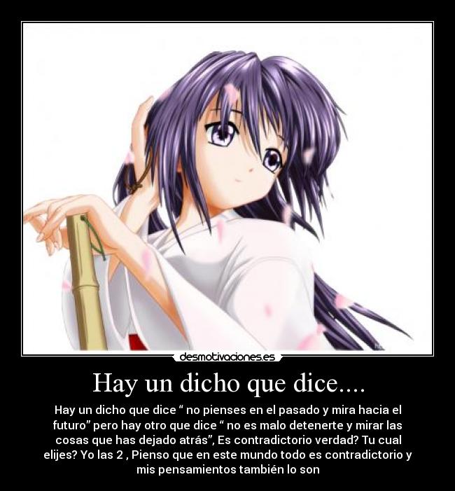 carteles anime contradictorio desmotivaciones