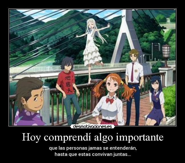 carteles anime friends desmotivaciones