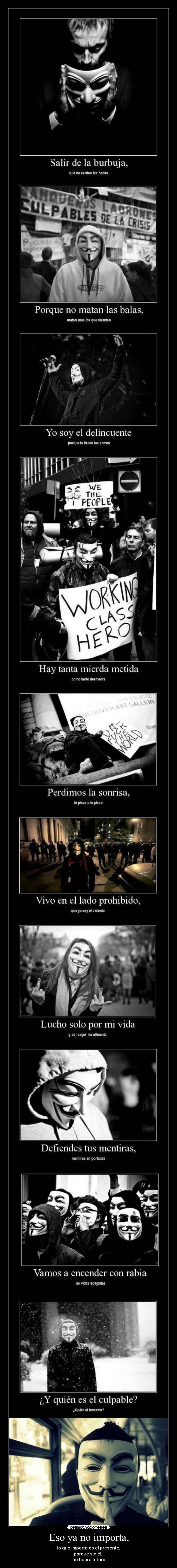 Eso ya no importa, - 