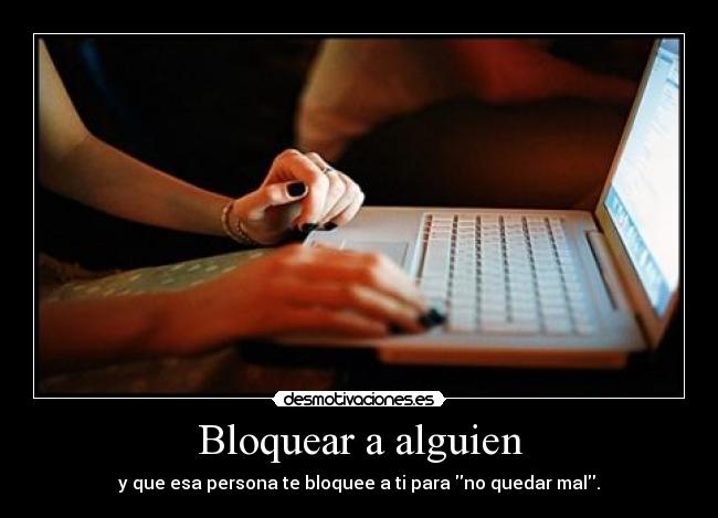 Bloquear a alguien -