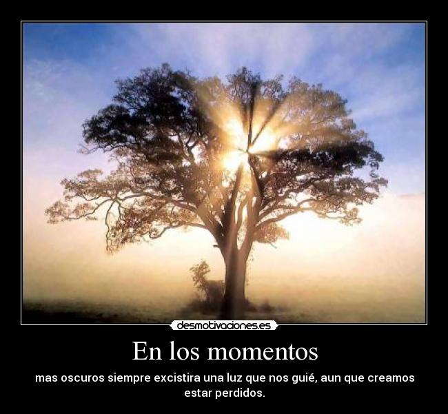 En los momentos -