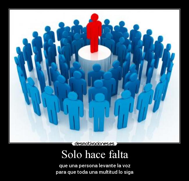 Solo hace falta - 