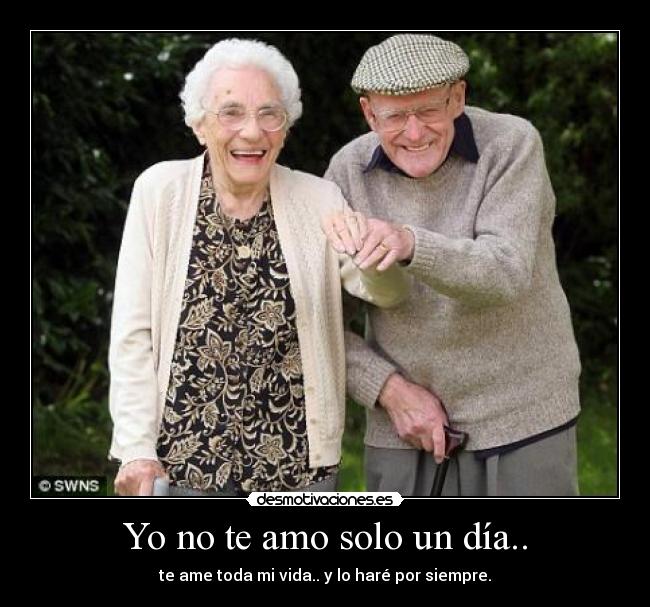 Yo no te amo solo un día.. -