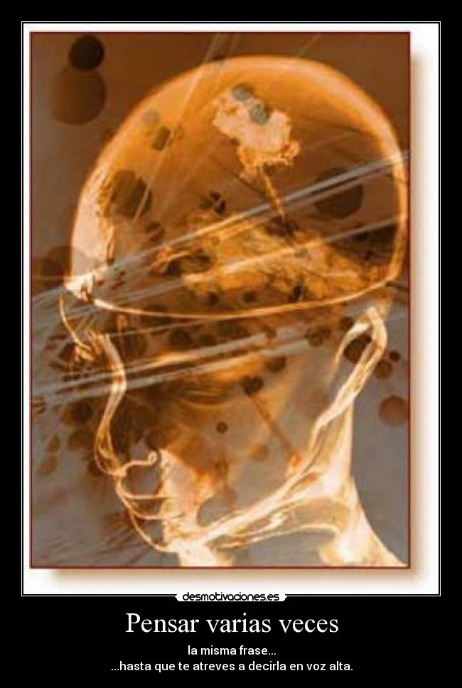 Pensar varias veces - 