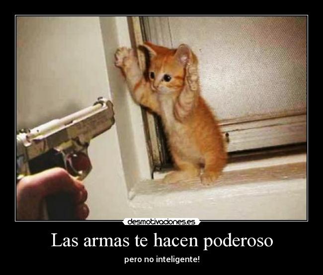 Las armas te hacen poderoso -