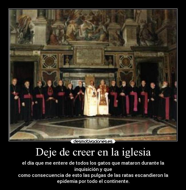 Deje de creer en la iglesia -