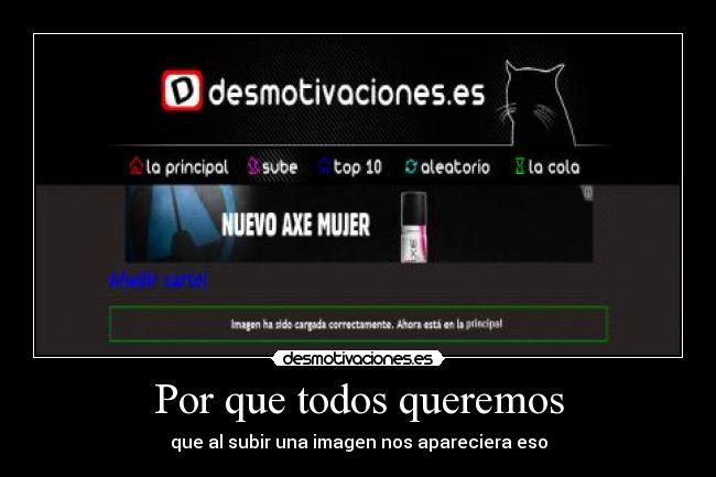 Por que todos queremos - 