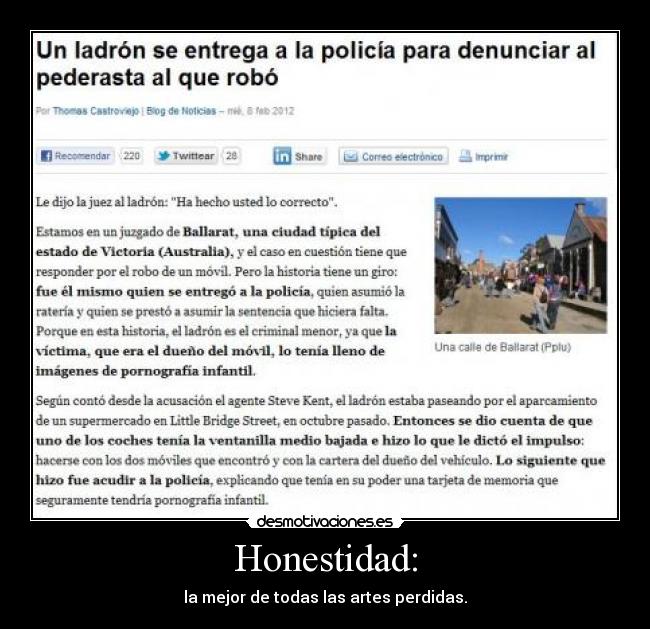 Honestidad: -