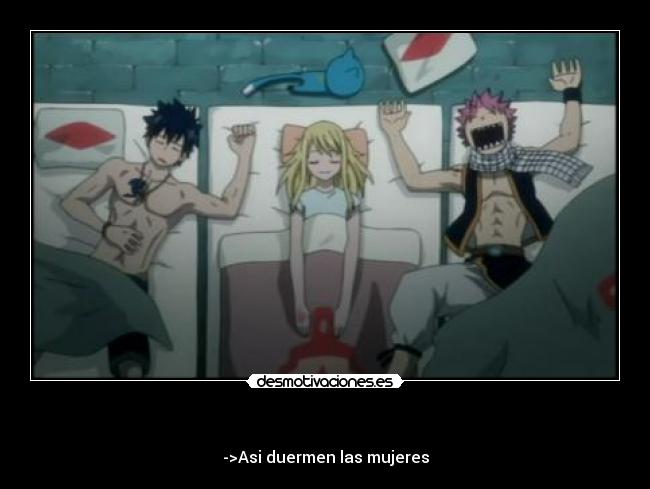 - ->Asi duermen las mujeres