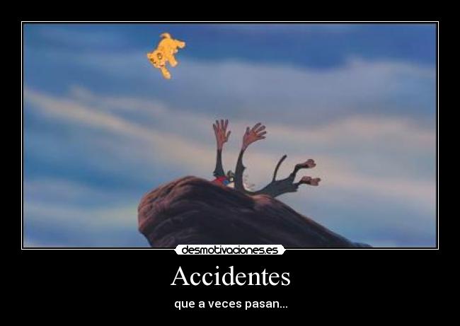 Accidentes - que a veces pasan...