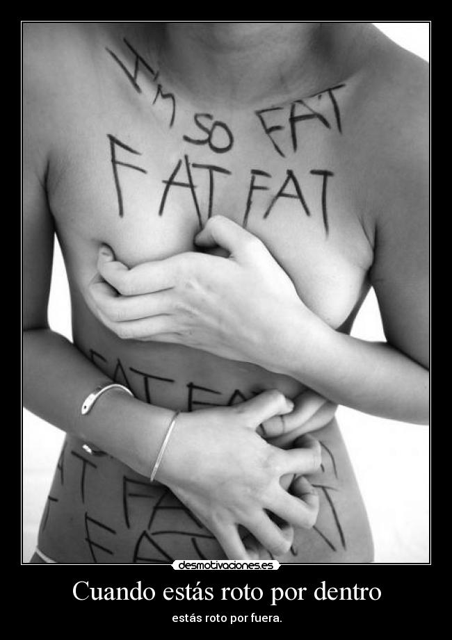 Cuando estás roto por dentro -