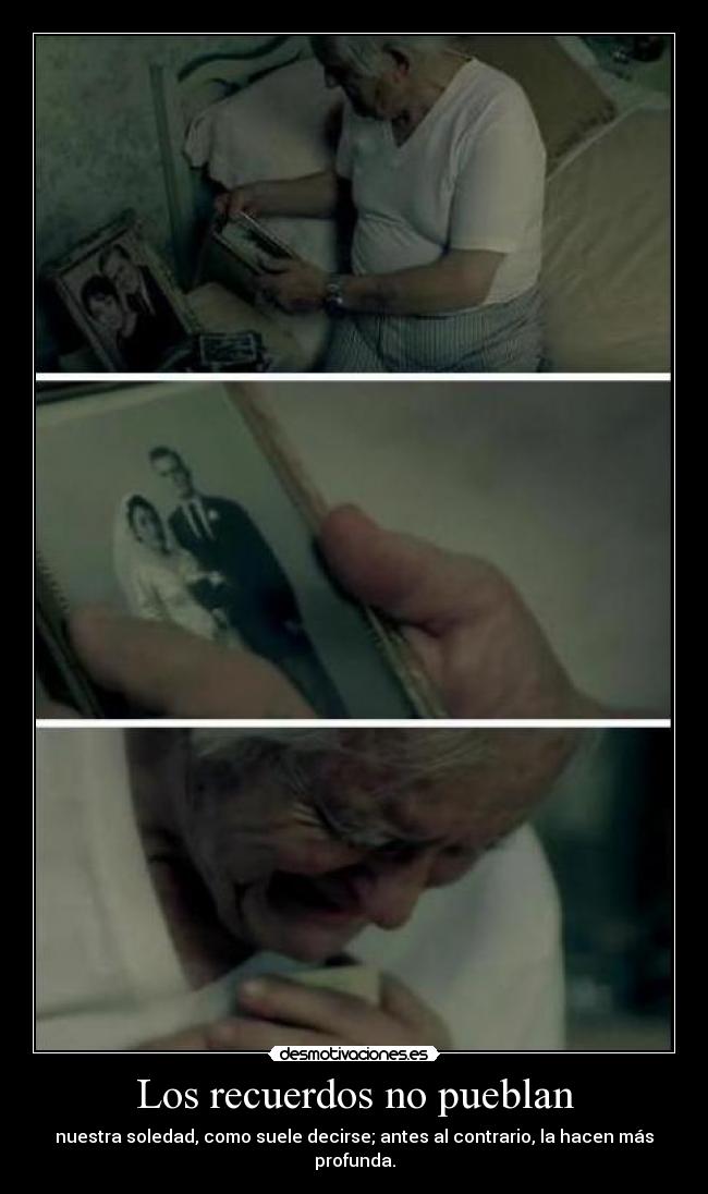 Los recuerdos no pueblan - 