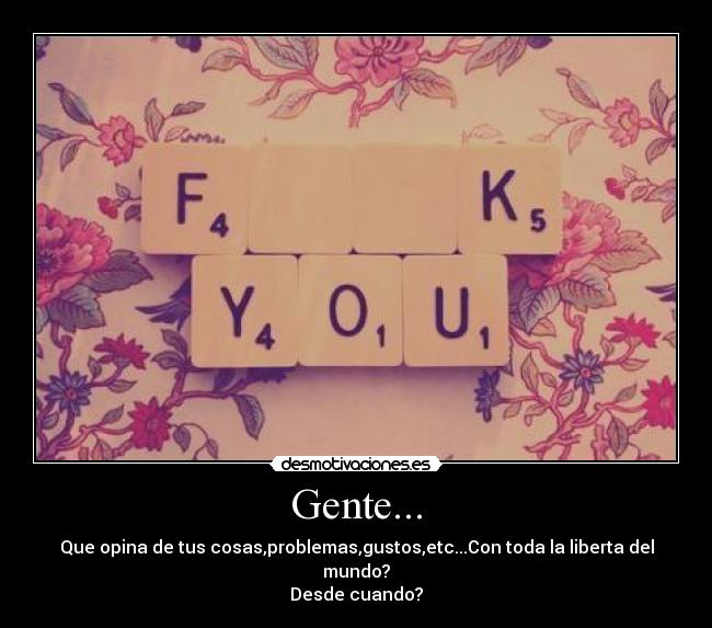 Gente... - 