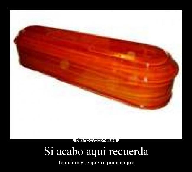 Si acabo aqui recuerda -