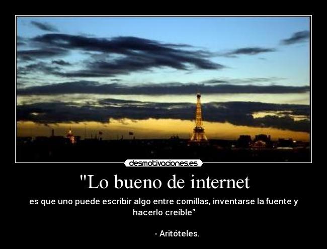 Lo bueno de internet - 