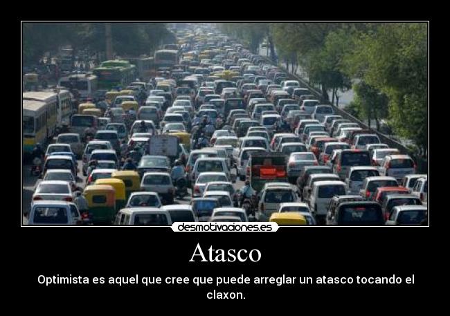 carteles los atascos madrid desmotivaciones