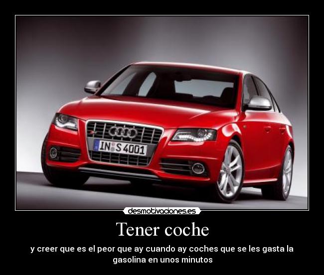 Tener coche -