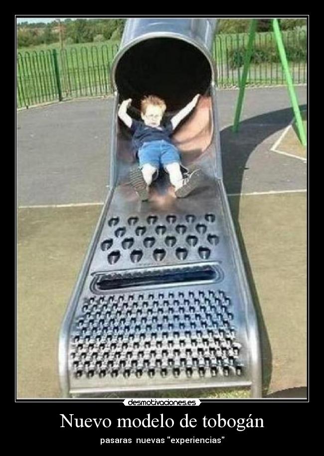 Nuevo modelo de tobogán -