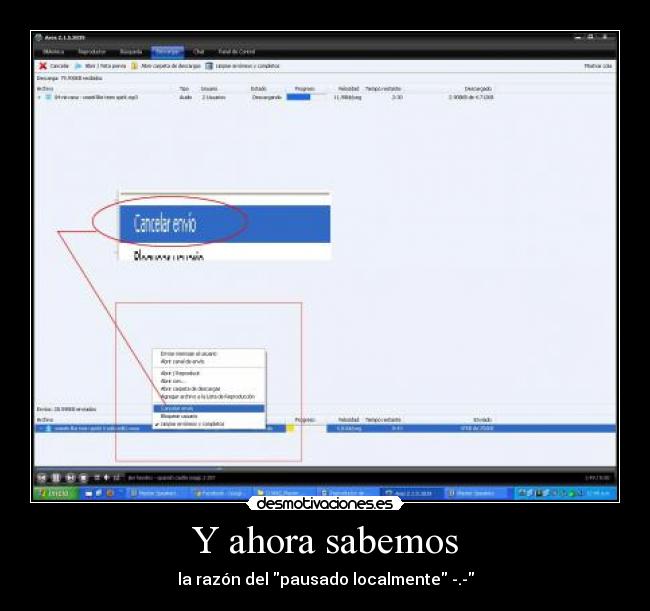 Y ahora sabemos - la razón del pausado localmente -.-
