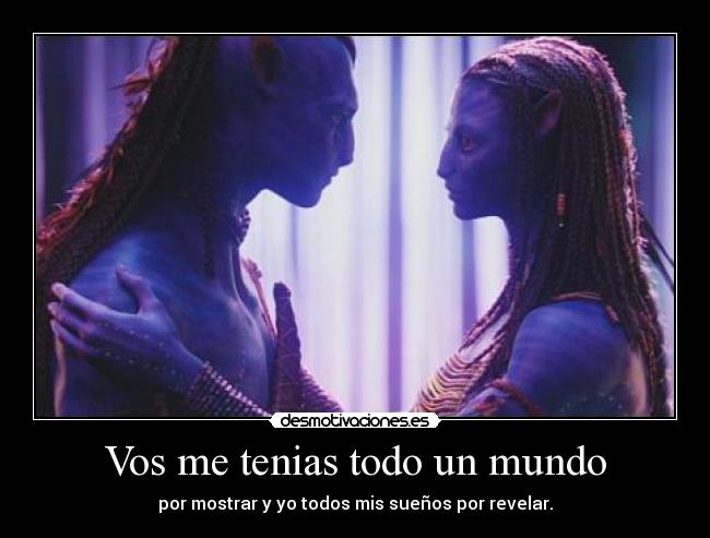 Vos me tenias todo un mundo - 