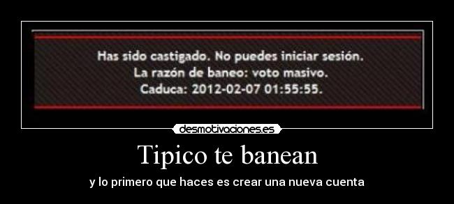 Tipico te banean - 