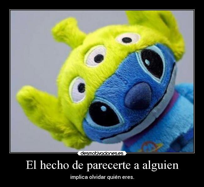 El hecho de parecerte a alguien - 