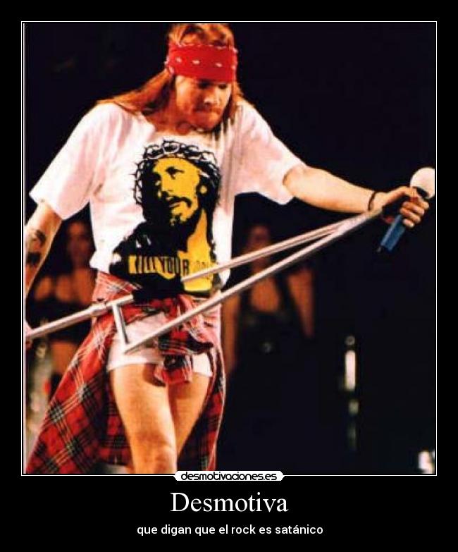 Desmotiva - que digan que el rock es satánico