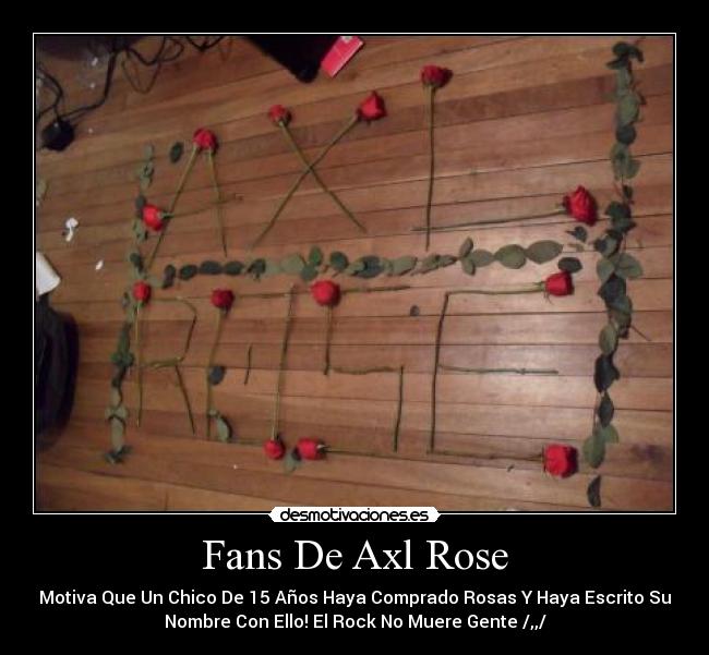 Fans De Axl Rose - 