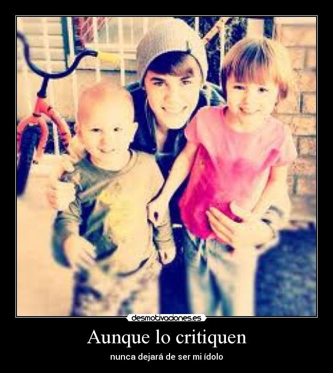 Aunque lo critiquen - nunca dejará de ser mi ídolo♥