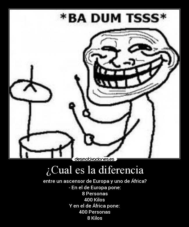 ¿Cual es la diferencia -